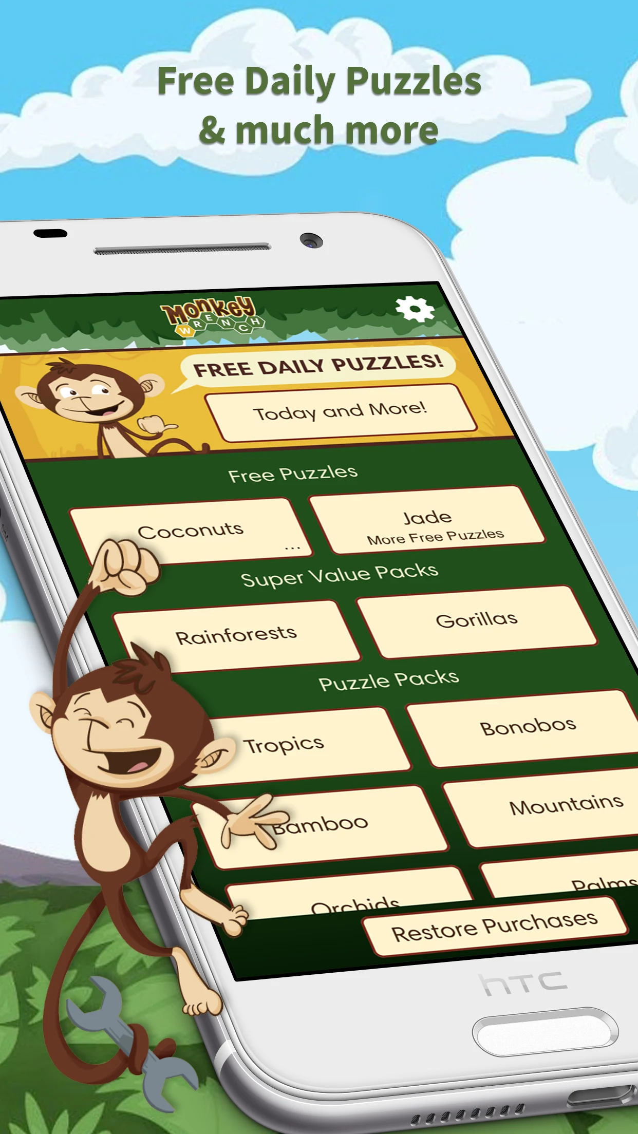 Monkey Wrench – Word Search screenshot