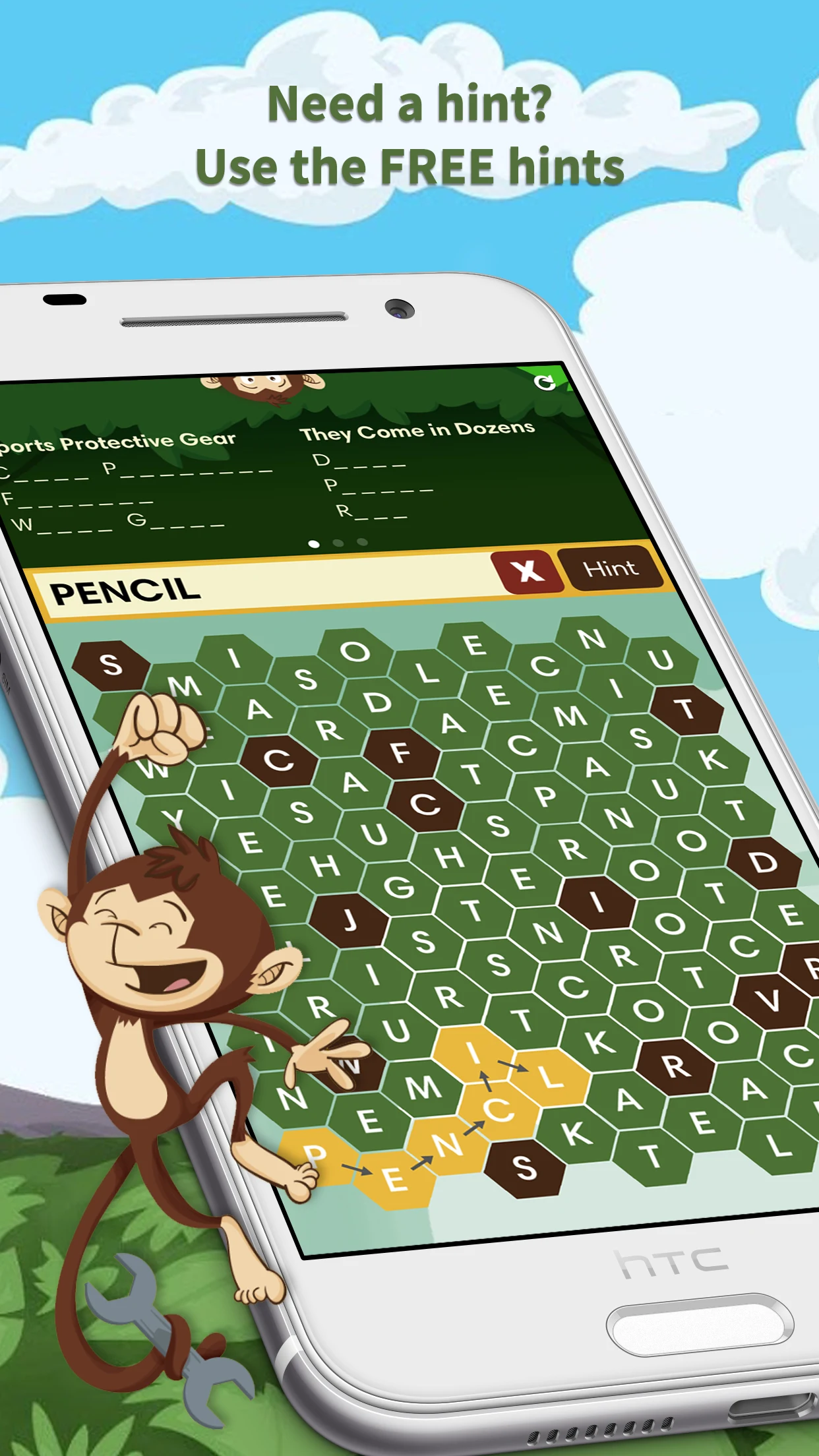 Monkey Wrench – Word Search screenshot